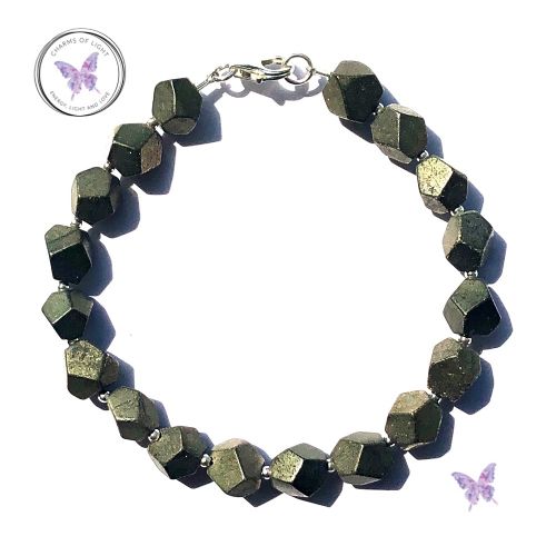 Pyrite Nugget Bracelet